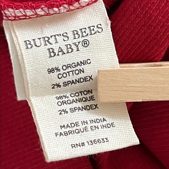 NWT Burt’s Bees Baby Christmas Pajamas Medium - Picture 3 of 6